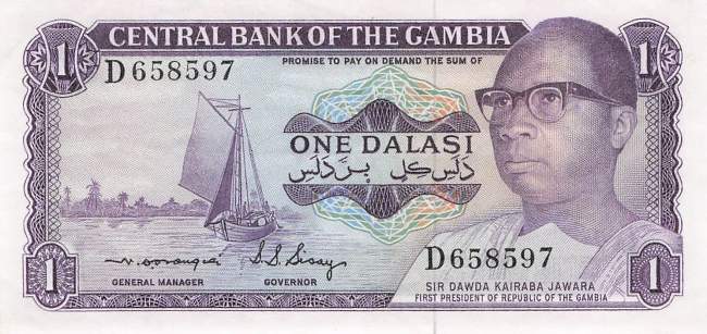 1 Dalasi 1972  p.4c